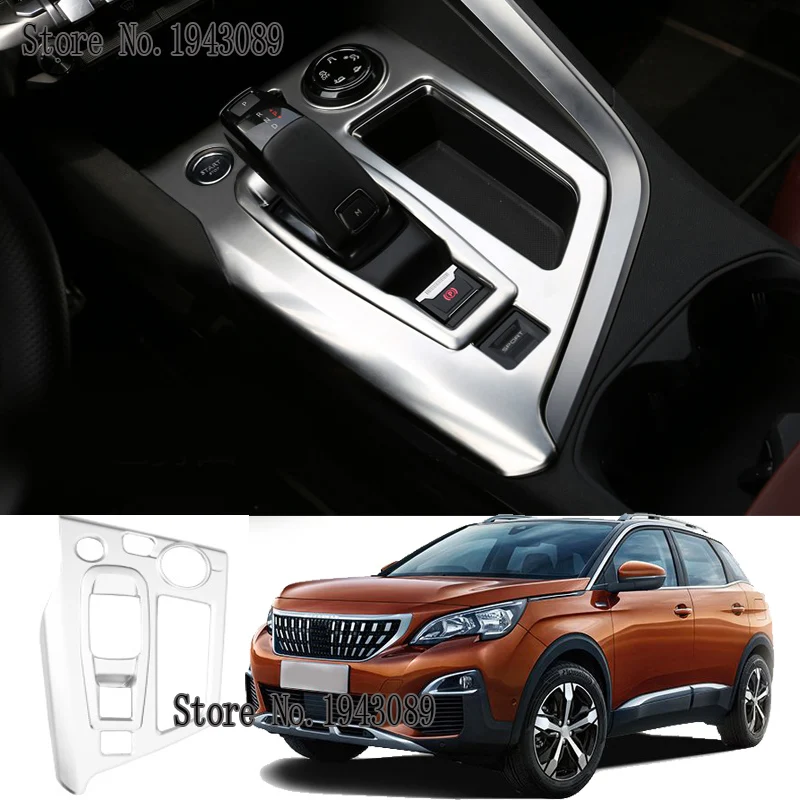 Для peugeot 3008 GT 3008GT ABS Хромированная панель переключения передач крышка украшение автомобиля отделка Интерьер Автомобильные аксессуары стиль