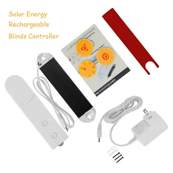 

DIY Smart Motorized Chain Roller Blinds Shade Shutter Drive Motor Powered By Solar Panel And Charger Bluetooth APP Control