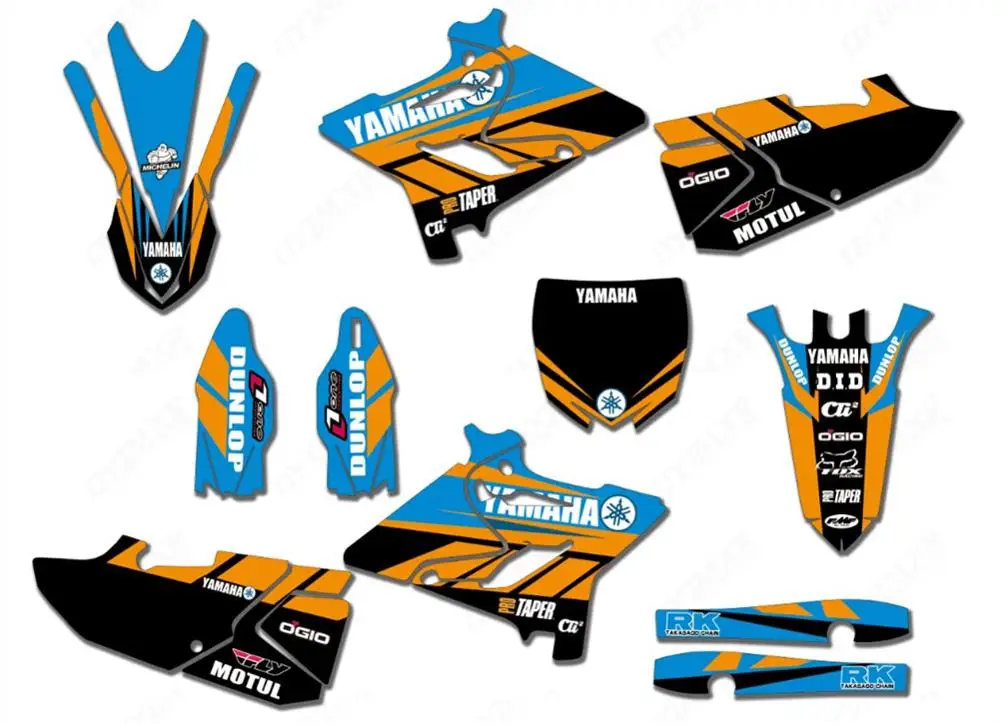 Bike Graphics Stickers Decals for Yamaha YZ125 YZ250 YZ 125 250 15-18