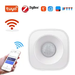 ZigBee Motion Sensor PIR IR Automation Human Body Infrared Detector Wireless Security Mini Tuya Smart Life Home Work With Alexa