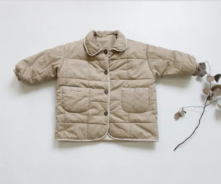 new wholesale boys girls thicken coat winter cotton full sleeve kids jacket 2-7t HH914