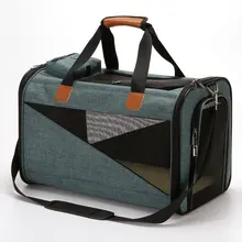 Переносная сумка на плечо для собак, дышащая переносная клетка для кошек, мягкая корзина для сидения, для покупок, для улицы, для домашних животных, для собак, кошек, сумка