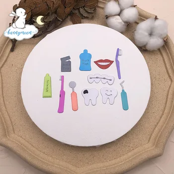 

Bunnymoon Toiletries Stencil Metal Cutting Dies For Scrapbooking Practice Hands-on DIY Album Card Handmade Tools