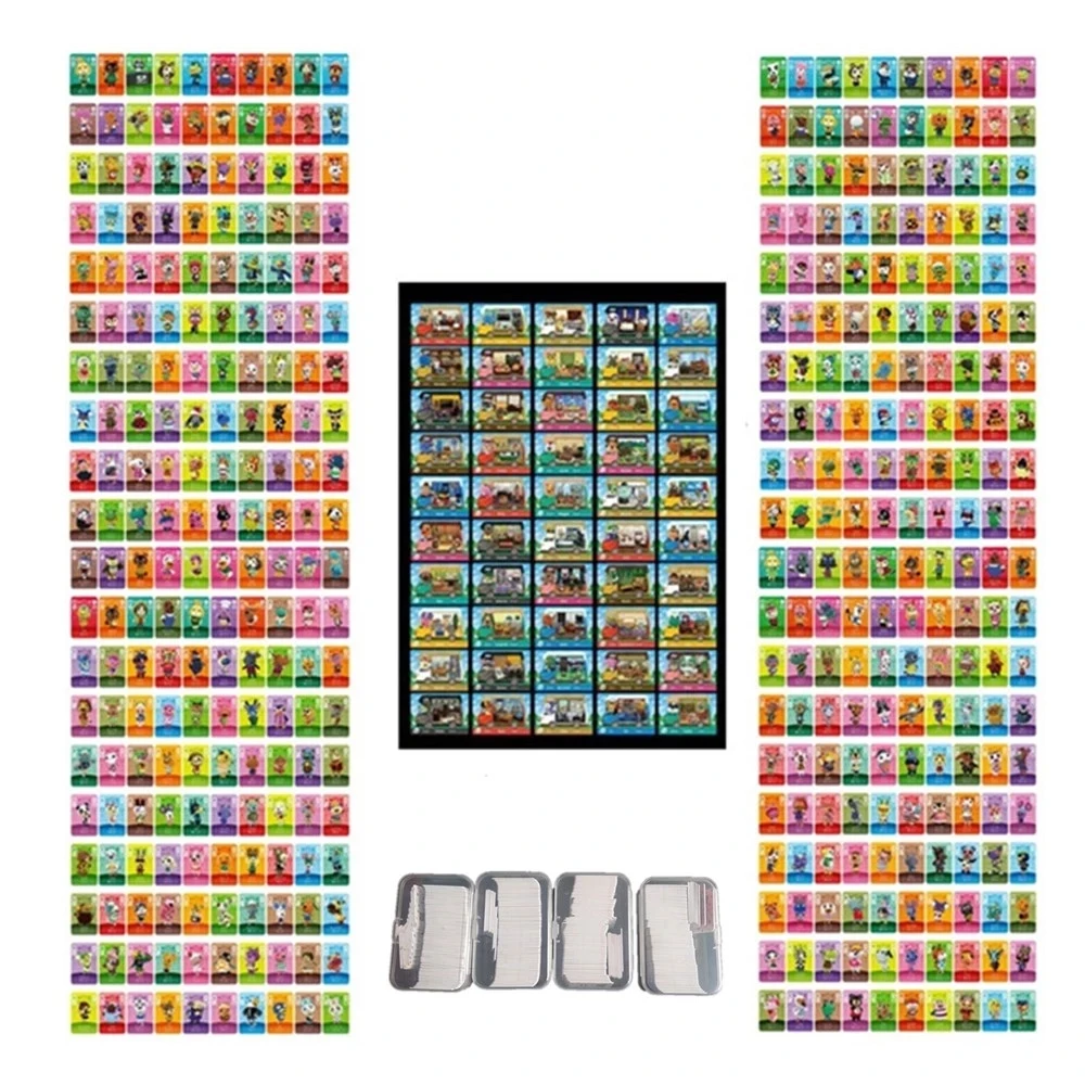 450Pcs Four Series+CV50 Full Set For New Horizon Card Animal Crossing Mini  Size NFC Cards Tag For NS Switch 3DS ACNH 5Gfit Boxes