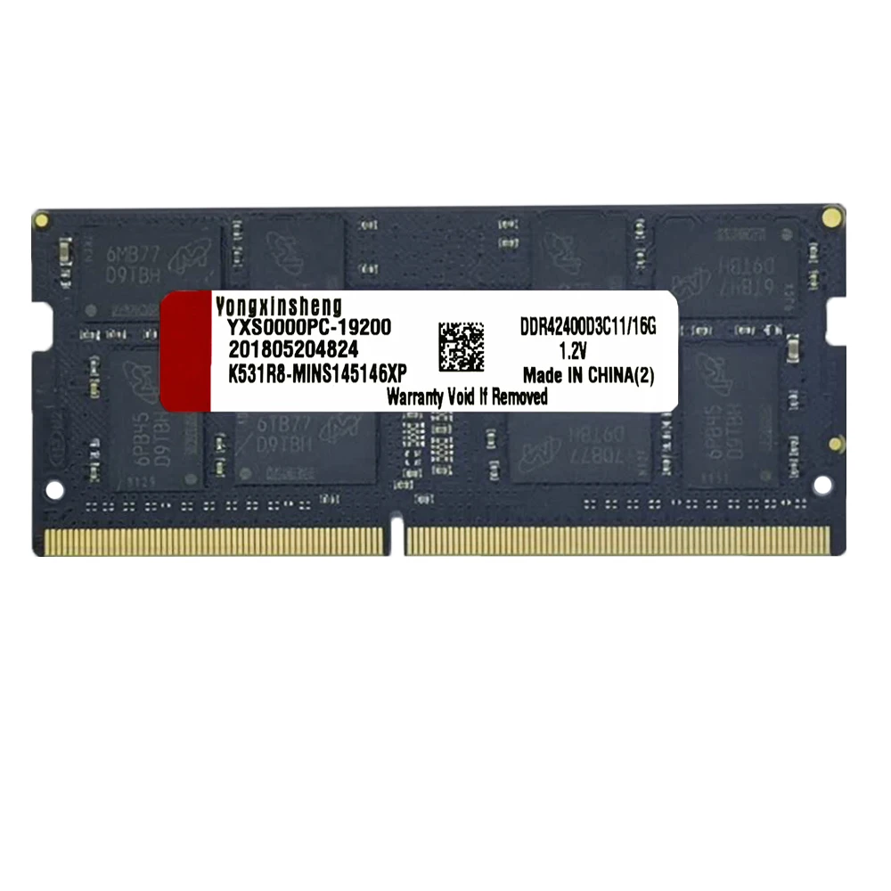 Laptop Memory Module Laptop Ram Memory Notebook Ram Memory YONGXINSHENG DDR3 DDR4 RAM 4GB 8GB 16GB 32GB 1333 1600 17000 19200 2666V 3200 Laptop Notbook SO-DIMM Memory RAM