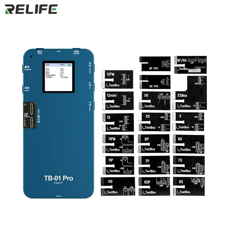 ЖК-тестовая коробка с 19 шт. тестовой платой для iPhone 6S-12Pro Max/12Pro/12Mini 3D оригинальный