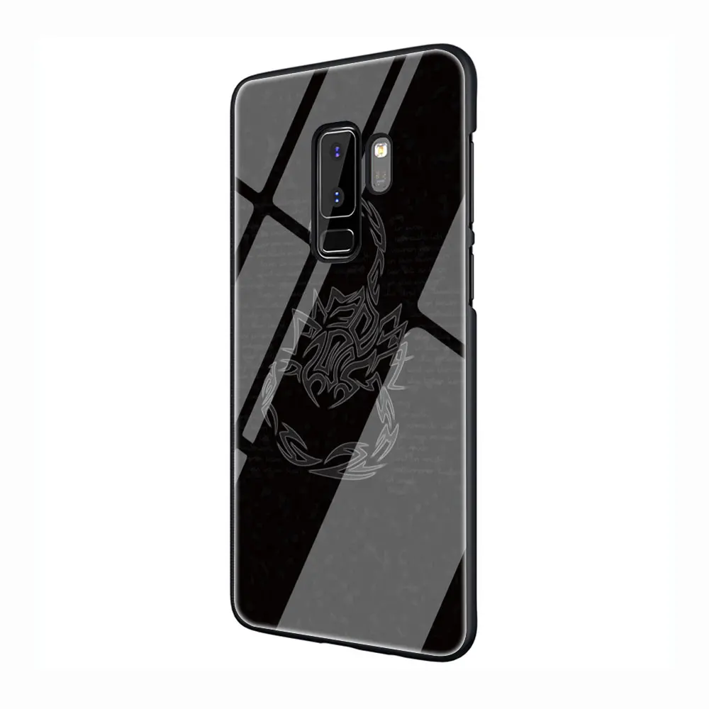 G11 Животные Краб Скорпион закаленное Стекло Телефон чехол для Galaxy S7 edge S8 9 10 Plus, Note 8, 9, 10, A10 20 30 40 50 60 70 - Цвет: G11