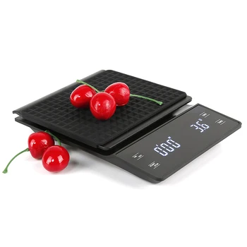 

Household Coffee Weighing 3KG/ 0.1g Drip Coffee Scale With Timer Portable Electronic Digital Kitchen Scale High Precision