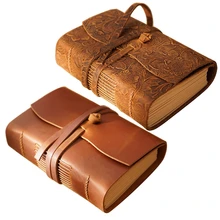 Carnet de notes rétro en cuir, carnet de voyage, carnet d'écriture, carnet de croquis fait à la main, cadeau pour étudiants adultes, enseignants