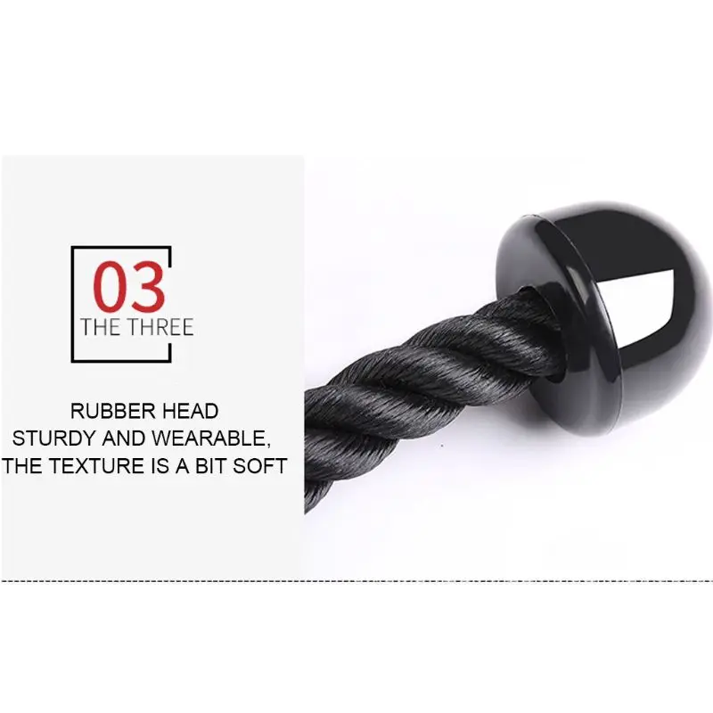 Фитнес Трицепс веревка многофункциональный тренажерный трос прикрепление нажмите тянуть вниз руки упражнения