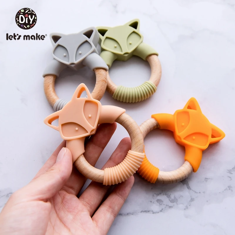 Let's Make/1 шт. детский силиконовый Прорезыватель для зубов с изображением овечки из мультфильма; удобные игрушки для новорожденных; подвески-прорезыватели; подвески для кормления
