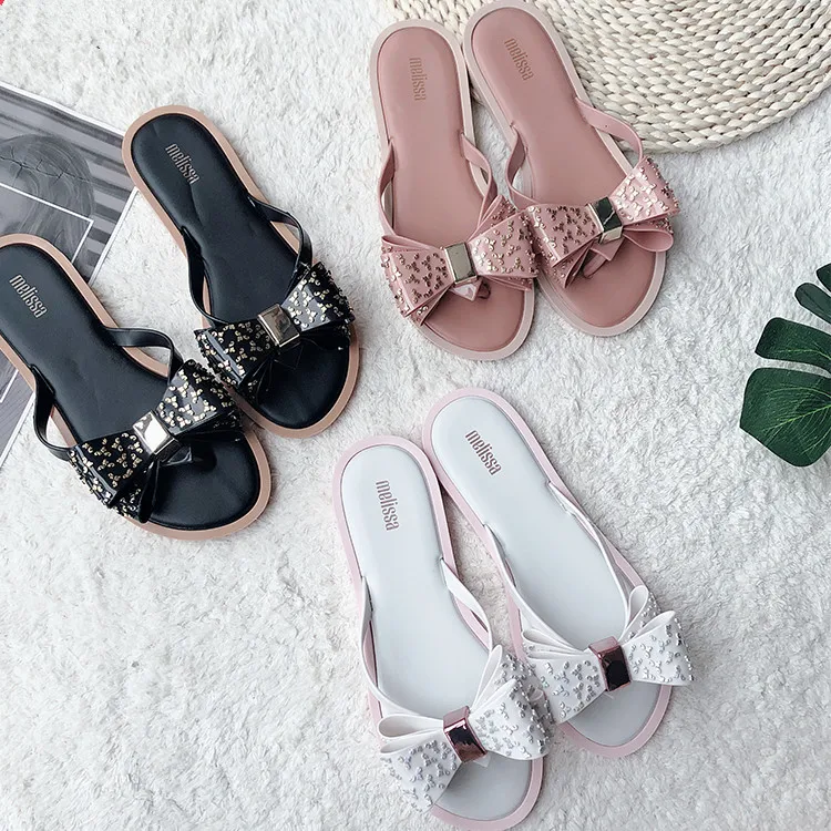 Женские летние шлепанцы Melissa новинка 2020 женские брендовые желейные туфли