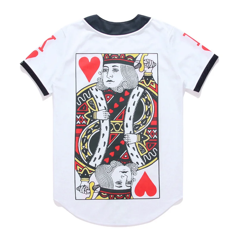 Brand-Clothing-Women-Men-3D-Print-Baseball-T-shirt-Poker-Card-Funny-T-shirt-Hip-Hop