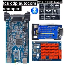 OBD2 автоматический диагностический инструмент VD TCS VCI Pro Plus для Autocome snooper,1 с keygen Bluetooth TCS pro для delphis ds150e