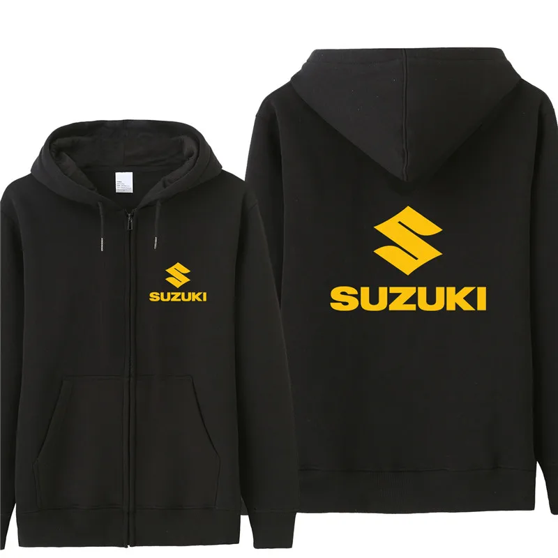 as picture Осень мотоцикл Suzuki толстовки для мужчин модное пальто флисовый пуловер унисекс мужская одежда - Цвет: as picture