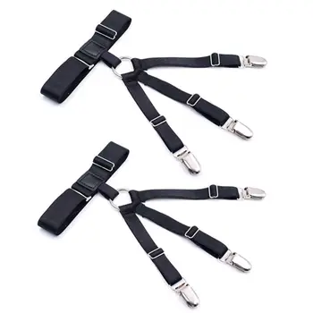 

1 Pair Mens Shirt Remains Business Uniform Garter Leg Thigh Suspender Adjustable