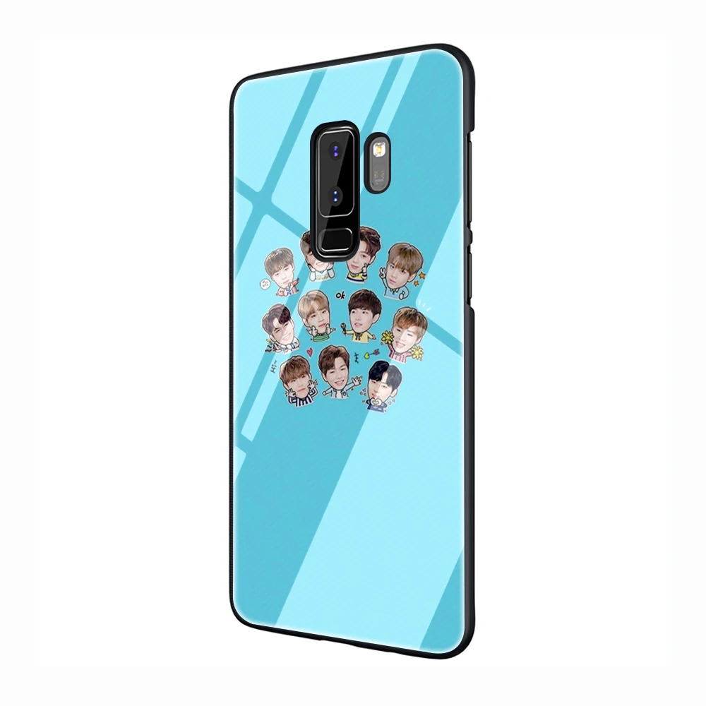 G2 EWAU Seventeen; Кей-Поп для мальчика Стекло чехол для телефона для samsung Galaxy S7 8; большие размеры 9, 10; плюс 10 плюс Note8 9 10 плюс A10 20 30 40 50 60 70 - Цвет: G2