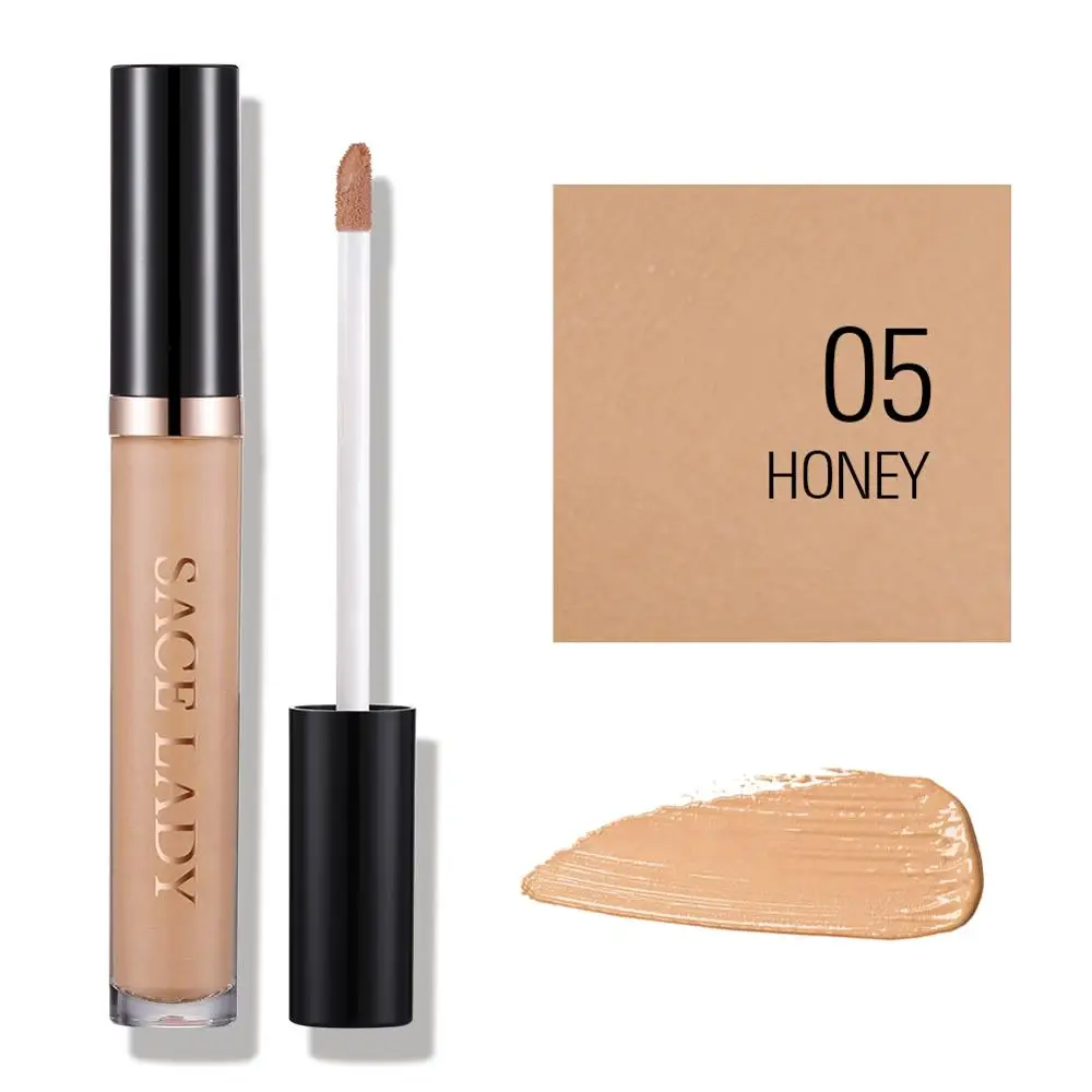 05 Honey SACE LADY Full Cover Pro консилер крем для макияжа лица корректор Жидкий Макияж база для глаз темные круги лица натуральная косметика - Цвет: 05 Honey