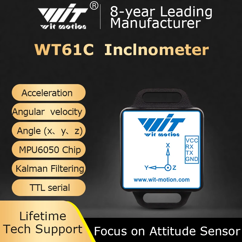 Witmotion Wt61c Ahrs Inclinometer Accelerometer+gyroscope+angle(high