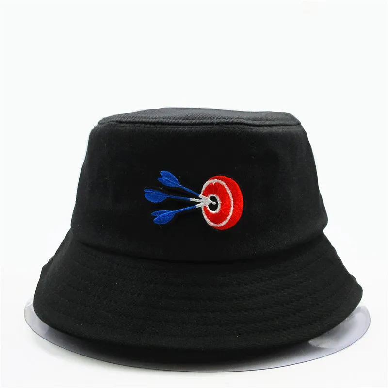 The Archery target embroidery Bucket Hat Fisherman Hat outdoor travel
