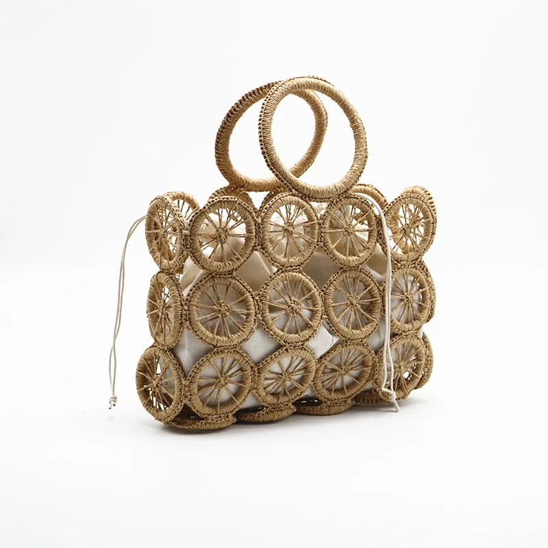 Bolsa Bucket Natural Rattan
