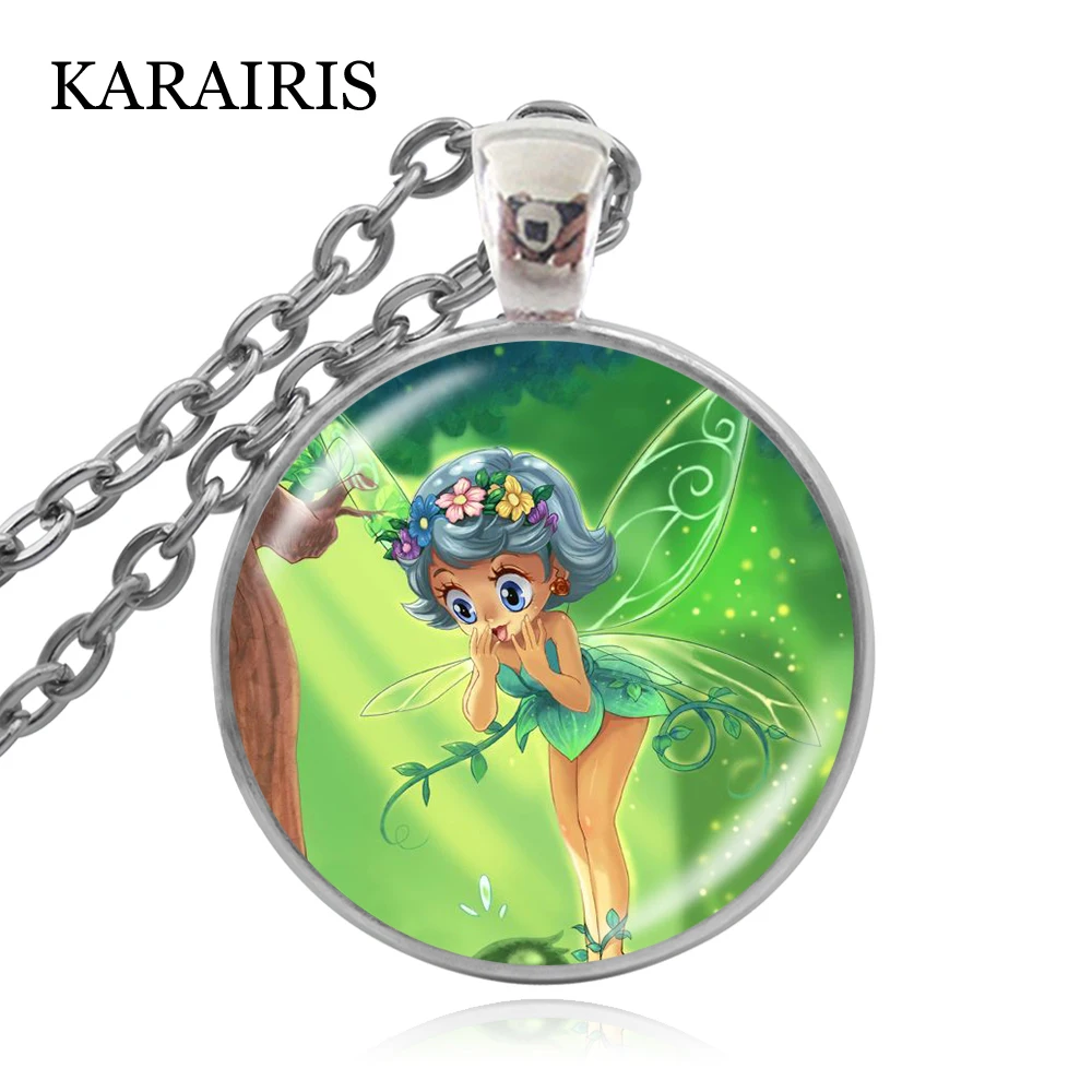 Подвеска KARAIRIS со сказочным стеклом ожерелье с кулоном кабошоном длинной