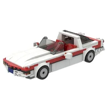 

MOC-67749 The A-Team Chevrolet Corvette C4 Car Building Blocks Speed Vehicle Bricks Education Game DIY Toy For Children Kid Gift