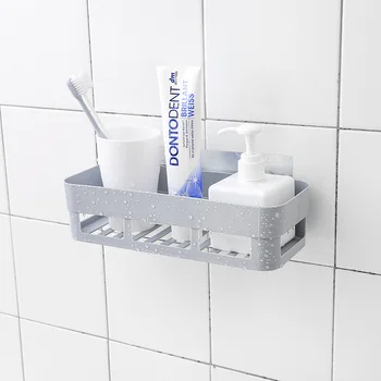 

Bathroom Storage Shelf Wall Hangers Bathroom Suction Wall Toilet Storage Hand Washing Hole Punched Appliances Supplies Grant