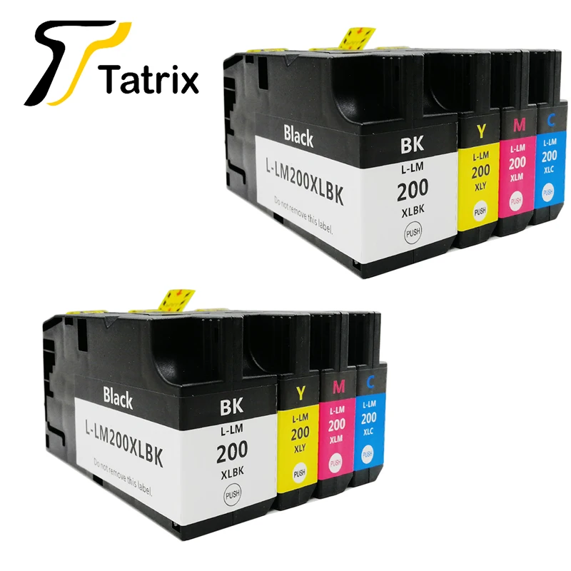 2 Sets Tatrix совместимый для Lexmark LM200XL LM200 LM-200 чернильный картридж для Lexmark OfficeEdge Pro4000c Pro4000 Pro5500 Pro5500t - Цвет: 2 Sets