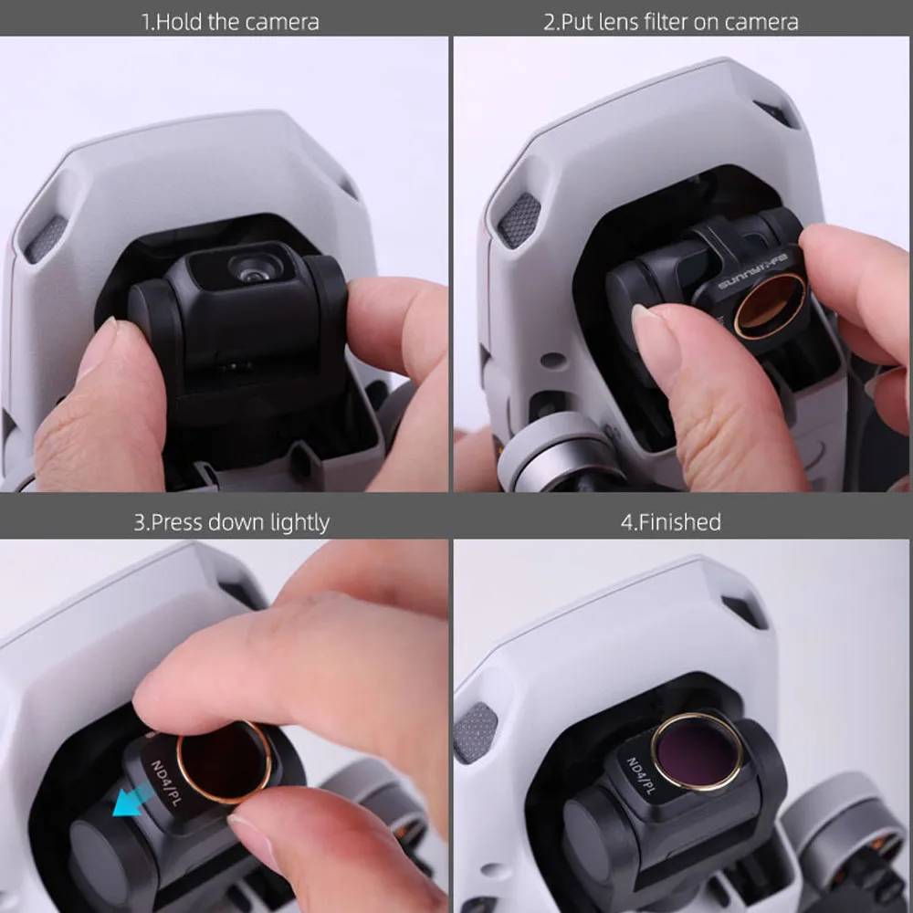 Для радиоуправляемого дрона DJI Mavic мини-Дрон фильтры фильтр для защиты объектива UV/CPL/ND/NDPL 4/8/16/32 Полар-флиса набор УФ-фильтров с нейтральной плотностью Набор фильтров для Mavic мини