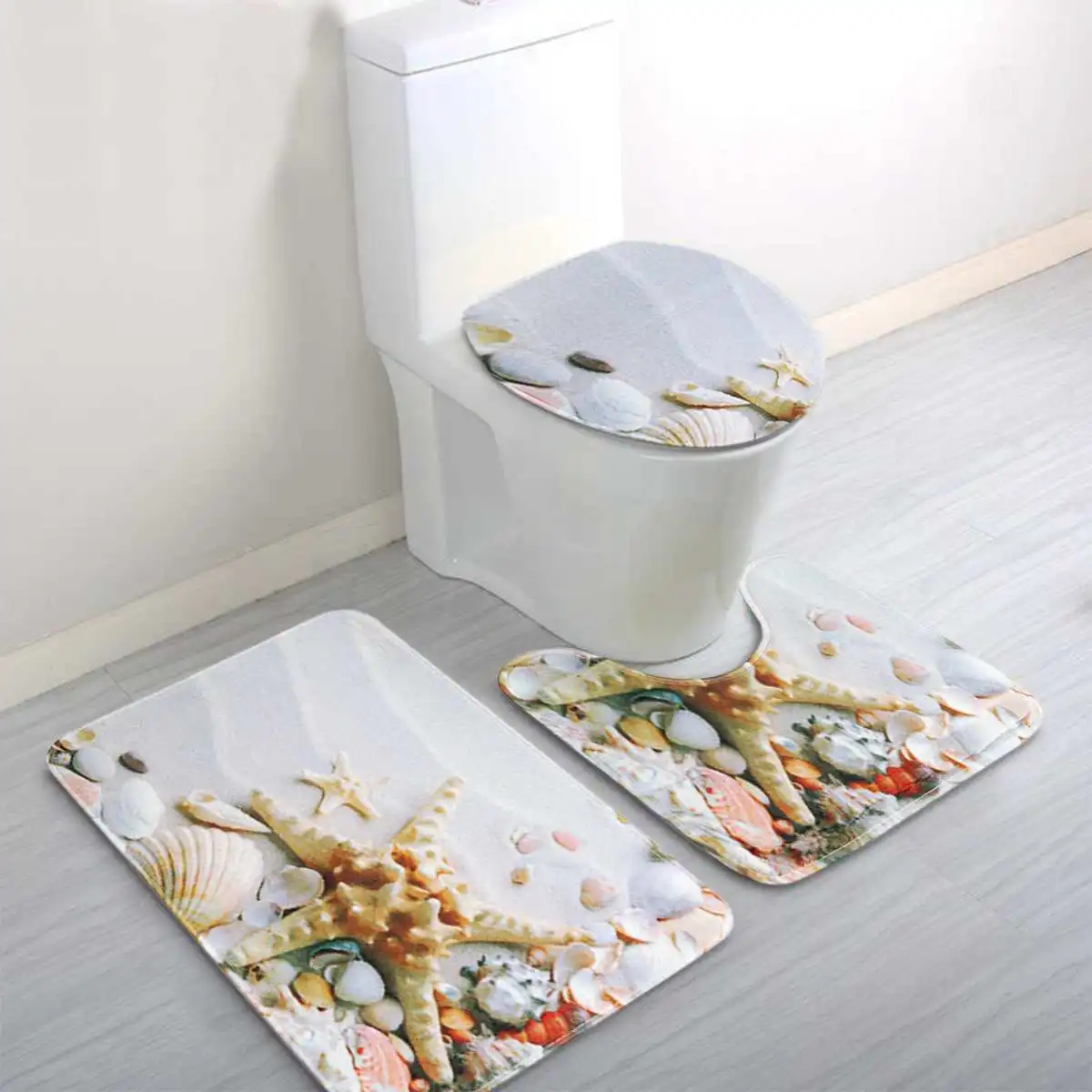 3 шт./компл. Ванная комната комплект коврик для ванной коврик Absorbent Нескользящая подставка коврик крышки унитаза крышка ванны коврик крышка ковры