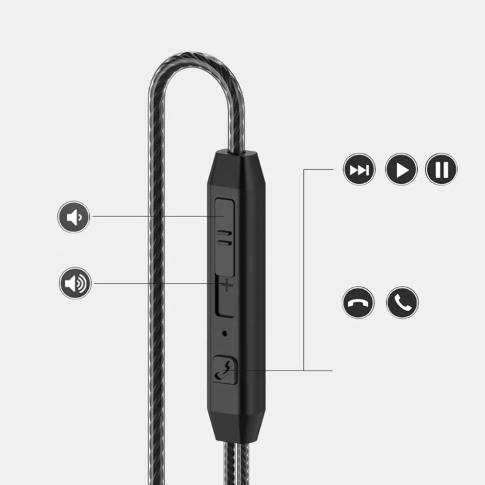 Наушники-вкладыши для Xiaomi наушники для телефона, гарнитура, стерео, бас, металлические Проводные Наушники Hi-Fi наушники с микрофоном для samsung