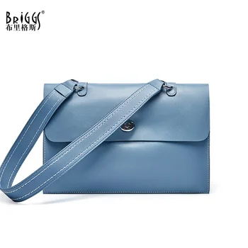 

BRIGGS Casual Tote Genuine Leather Luxury Handbags Women Bags Designer Crossbody Bags for Women Shoulder Bags Lady Handbags