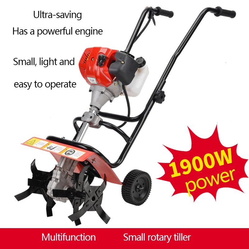Multifunctional Small Gasoline Farmland Weeding And Soil Turning Machine Portable And Efficient