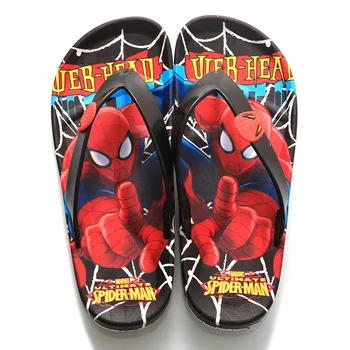 

2020 Flip Flops Kids Spiderman Boys Girls Slippers Summer Cartoon Beach Sandals New Toddler Girls Slippers Children Casual Shoes