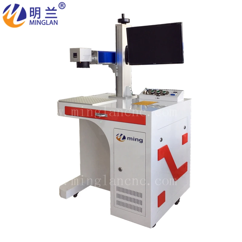 60W fiber laser marking machine / portable colorful metal |