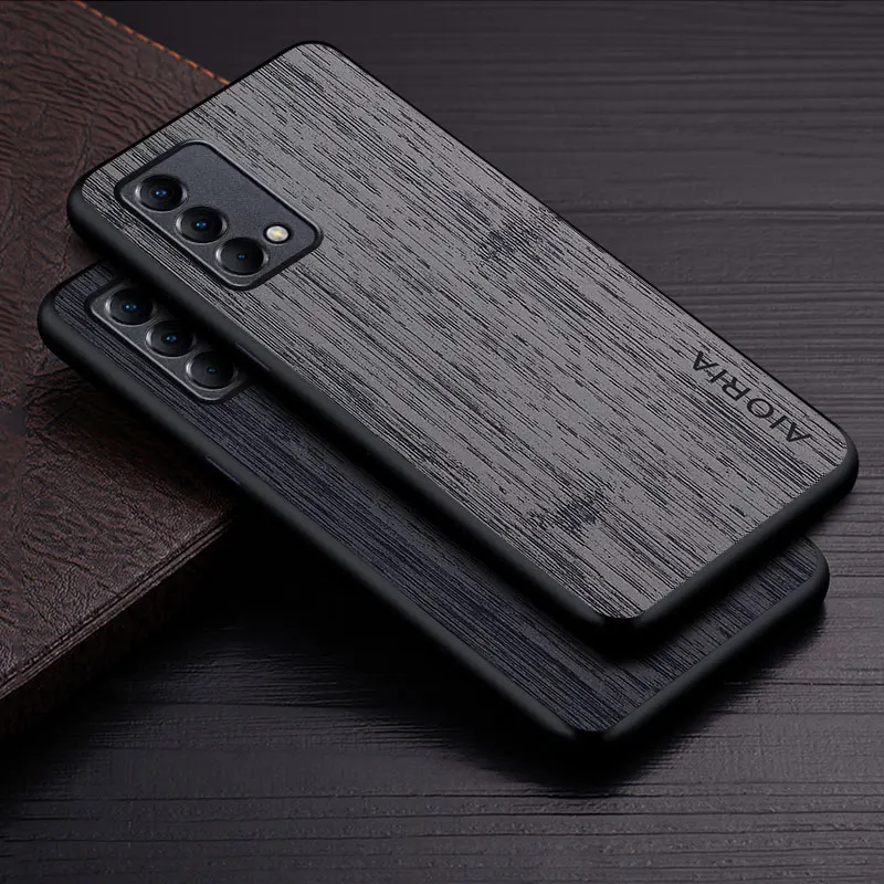 Custodia Per Oppo Realme Gt Master Edition 5G Funda Bamboo Wood Pattern Custodia In Pelle Coque Di Lusso Per Realme Gt Master Case Capa