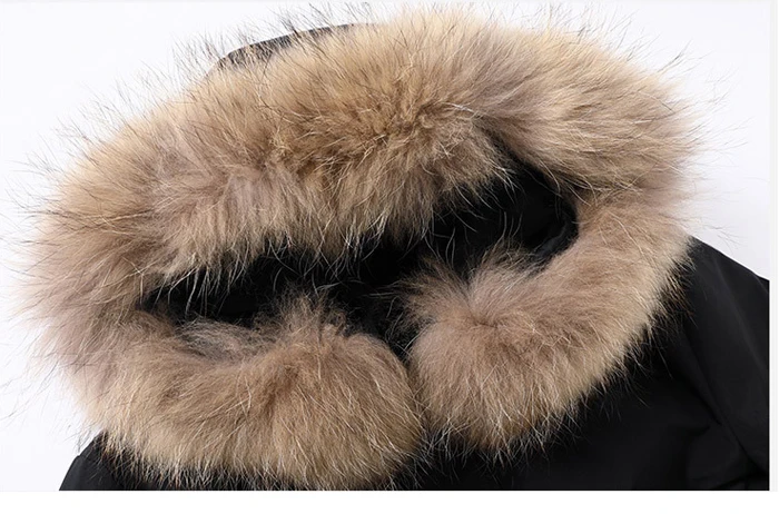 Новинка зимы 90% белый утиный пух длинное пальто мужской модный меховой датский пуховик с капюшоном мужской черный хаки