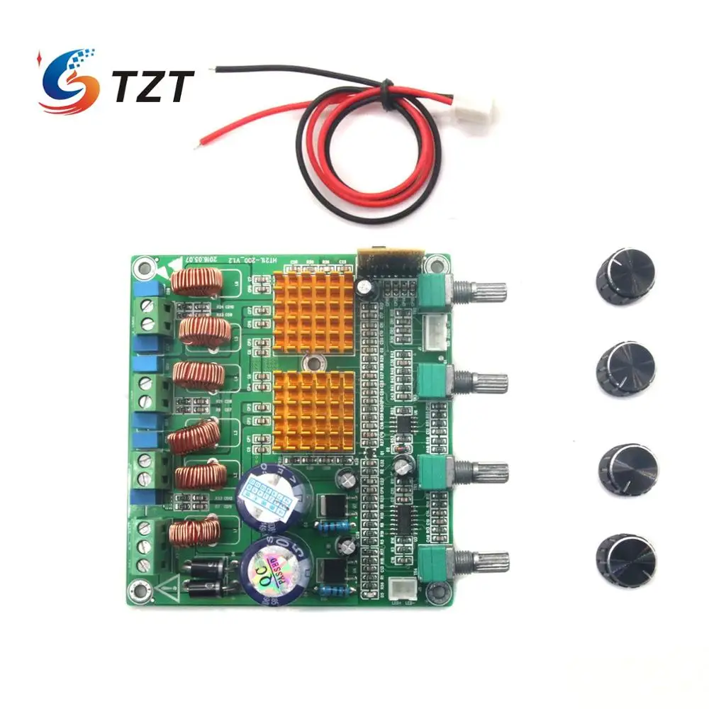 TZT HS AUDIO Receiver Digital 2.1 Class D HIFI Power Amplifier Board