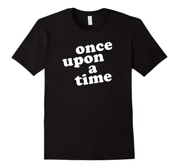 

Once Upon A Time T-Shirt Short Sleeve Cheap Sale Cotton T Shirts Retro 100% Cotton Print Shirt Tee Letter Tops Tee