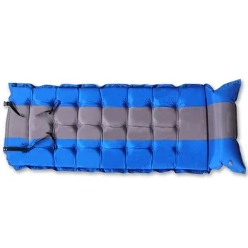 

NEW-Lengthen Widen Thicken Self Inflating Mat Outdoor Single Camping Mattress Moisture-Proof Pad Cushion Splicing 5Cm