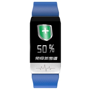 

Thermometer Temperature Measurement ECG Health Monitor Wristband Waterproof Music Control Multi-sport Smart Watch