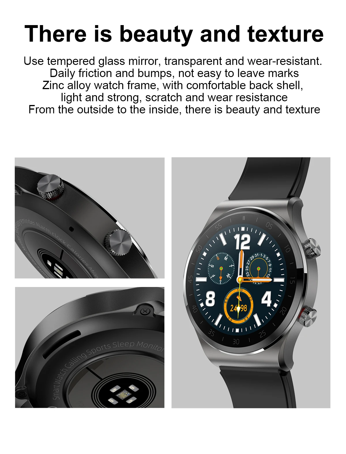 Smart Watch Men 1.28 inch Full Touch Screen IP68 Waterproof Bluetooth 5.0 Sport Fitness Tracker Smartwatch For Samsung /iOS iPhone 2 H3854ad27aca64785a9c1c199ced53028z