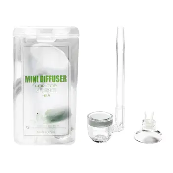 

Mini Aquarium CO2 System Bubble Diffuser U Shaped Atomizer Arcylic Tube Suction Bend Accessory Transparent Diffuser Fish Tank