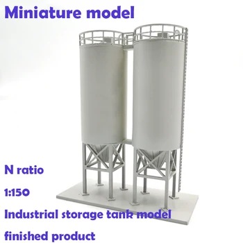 

Miniature model N ratio 1:150 Industrial storage tank model finished product Train sand table scene accessories