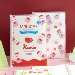 INS – sac de remplacement détachable pour fichier PP B5, mignon, fraise, cahier créatif, étudiant B5, page ample 