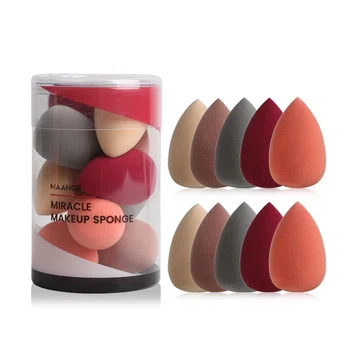 

10PCS/SET Miracle Makeup Sponge Cosmetic Puff Cleaning Sponge Natural Puff Makeup Sponge Cream Facial Cleanser Tool MAG5852