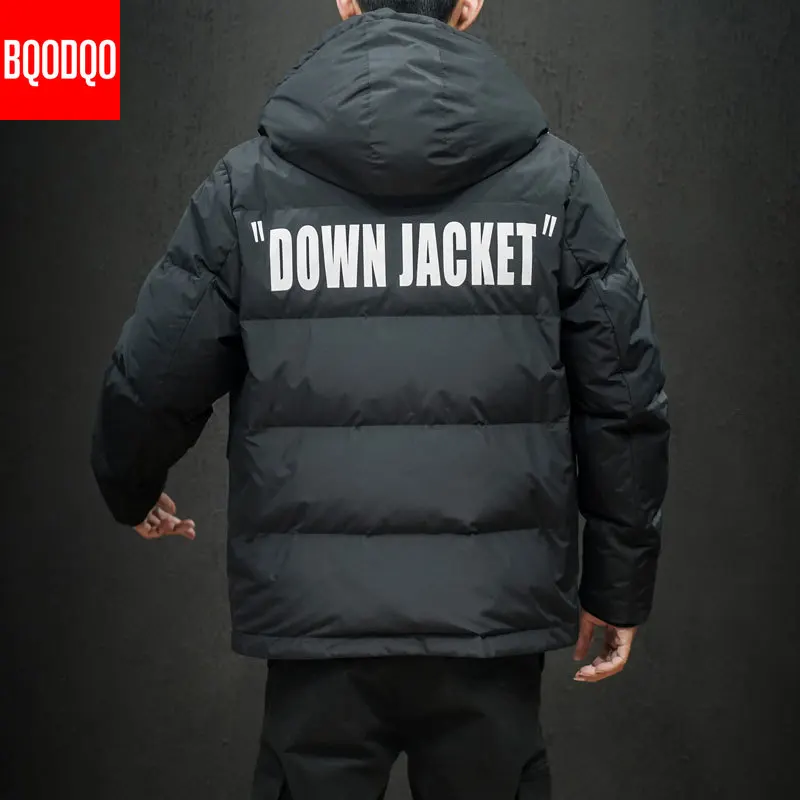 Куртка на белом утином пуху, 7XL, пальто, зимнее, для мужчин, с капюшоном, военный, уличный сверхразмерный, пальто, мужское, толстые, зимние парки, теплые пуховики