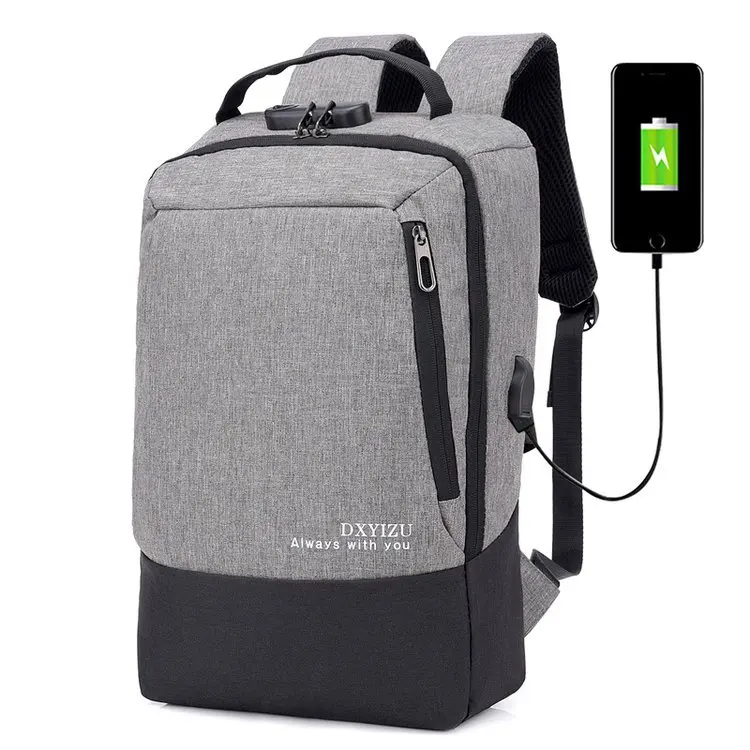 

Charging USB MEN'S Backpack Computer Bag Outdoor Travel Casual Backpack Business-Style Light Backpack Men's