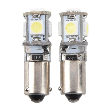 

2X Canbus 5 SMD LED Parking Light Bulb H6W BAX9S Trend